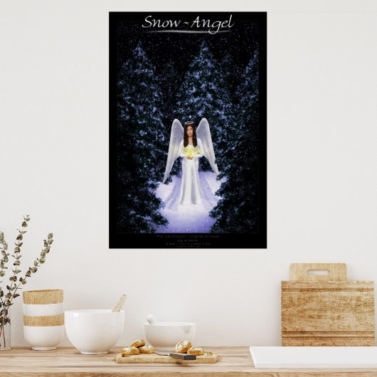 Snow Angel Poster (Keuken)