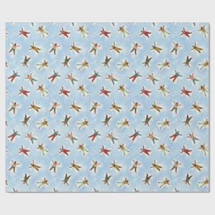 Snow Angel Winter Christmas Cadeaupapier