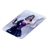 "Snow Angels" Premium magneet (Linkerzijde)