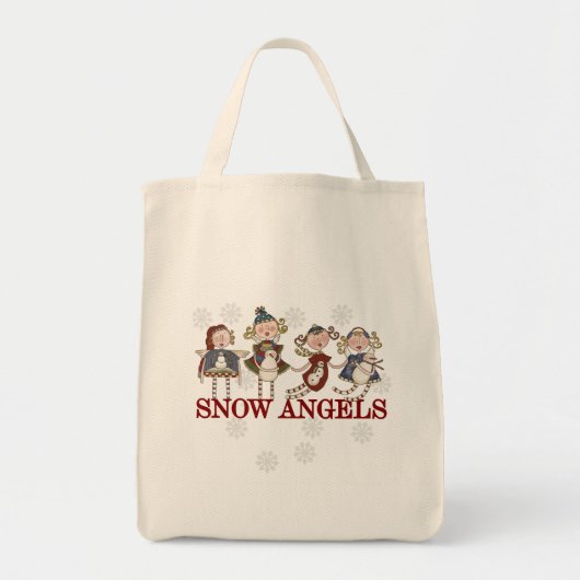 Snow Angels Tote Bag (Voorkant)