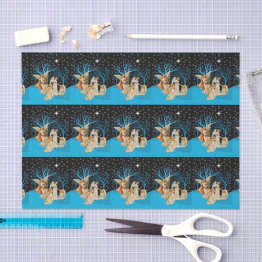 Snow Angels-weefselpapier Tissuepapier (Craft)