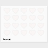 Snow Background Hart Sticker (Vel)