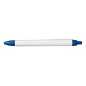 Snow Background Zwarte Inkt Pen (Voorkant)