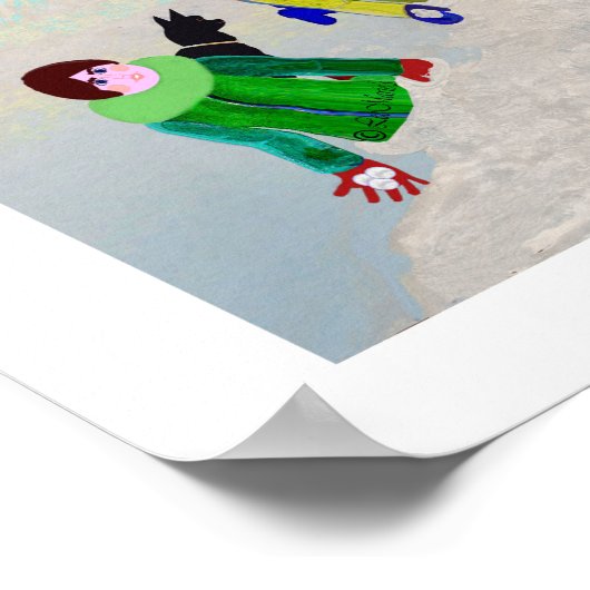 Snow Ball Kids LeeMarie's creative design Poster (Hoek)