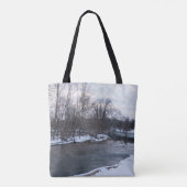 Snow Beauty James River Tote Bag (Achterkant)