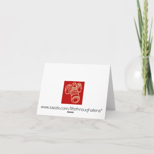 Snow Bird Note Kaarten (Achterkant)