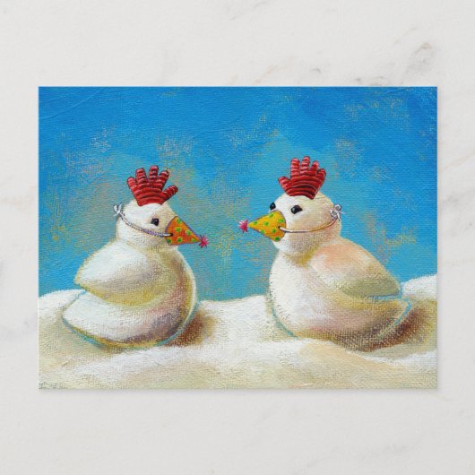 Snow Birds adreswijziging aangepaste kaarten (Voorkant)