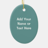 Snow Boarding Ornament (Achterkant)