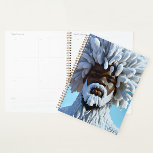 Snow Bruh Winter Black King Melanin Santa Claus No Planner (Display)