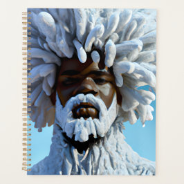 Snow Bruh Winter Black King Melanin Santa Claus No Planner