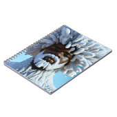 Snow Bruh Winter Black King Melanin Santa Claus Notitieboek (Linkerzijde)