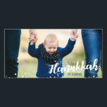 Snow Bubbles Happy Hanukkah-fotokaart Feestdagenkaart<br><div class="desc">Fijne en stijlvolle Sneeuwbels Happy Hanukkah-fotokaart is perfect voor uw kaart die dit vakantieseizoen verstuurt. Heeft overeenkomende accessoires.</div>