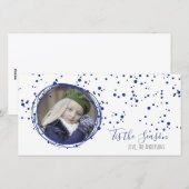 Snow Bubbles Holiday Wreatfoto-kaart Feestdagenkaart (Voorkant / Achterkant)