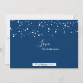 Snow Bubbles kerst met grote fotokaart Feestdagenkaart (Achterkant)