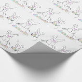 Snow Bunnies Cadeaupapier (Hoek)
