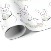 Snow Bunnies Cadeaupapier (Rol Hoek)
