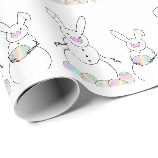 Snow Bunnies Cadeaupapier (Rol Hoek)