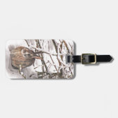 Snow Bunny Bagagelabel (Voorkant horizontaal)