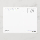 Snow Bunny Briefkaart (Achterkant)