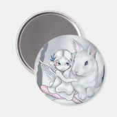 "Snow Bunny" magneet (Voorkant / Achterkant)