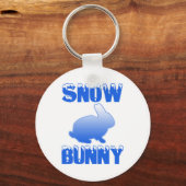 Snow Bunny Sleutelhanger (Voorkant)