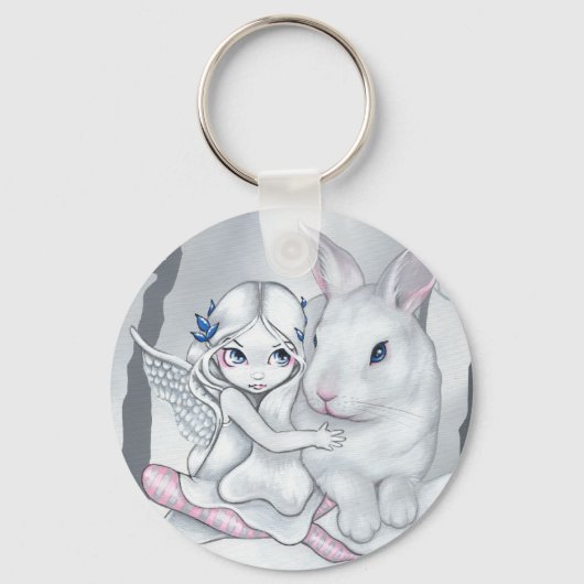 "Snow Bunny"-Sleutelhanger Sleutelhanger (Voorkant)