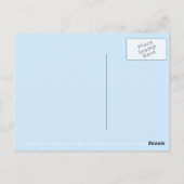 Snow Bunny & Snow Panda Briefkaart (Achterkant)