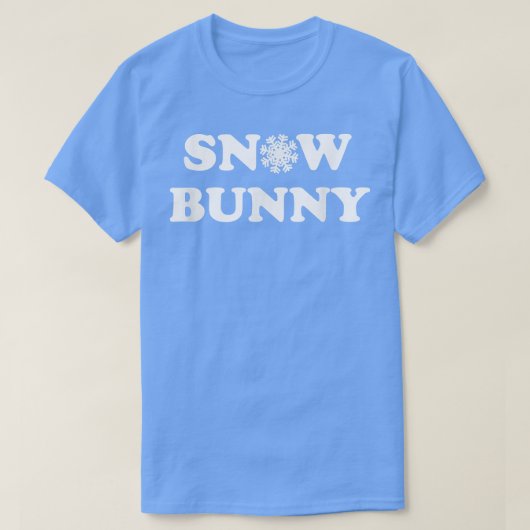 Snow Bunny Winter Sports T-shirt (Design voorkant)