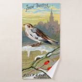 Snow Bunting Bird - Badhanddoek (Badhanddoek)