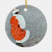 Snow Buntings - Will Hammell  Keramisch Ornament (Voorkant)