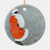 Snow Buntings - Will Hammell  Keramisch Ornament (Achterkant)