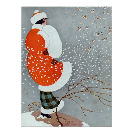 Snow Buntings - Will Hammell  Perfect Poster (Voorkant)