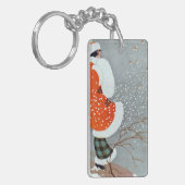 Snow Buntings - Will Hammell  Sleutelhanger (Voorkant Links)