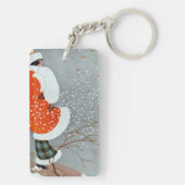 Snow Buntings - Will Hammell  Sleutelhanger (achterkant)