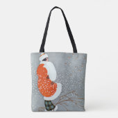 Snow Buntings - Will Hammell  Tote Bag (Achterkant)
