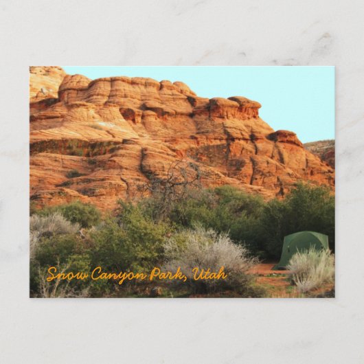 Snow Canyon Park, Utah Briefkaart (Voorkant)
