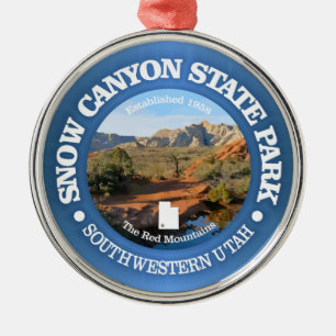 Snow Canyon SP Metalen Ornament