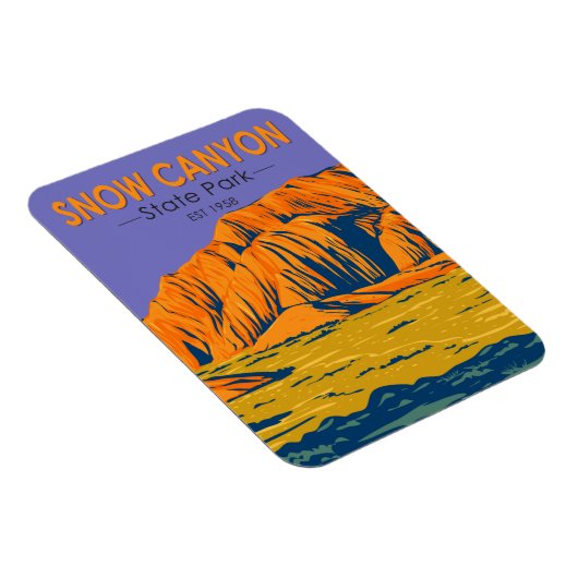 Snow Canyon State Park Utah  Magneet (Rechterzijde)