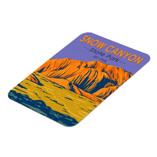 Snow Canyon State Park Utah  Magneet (Linkerzijde)