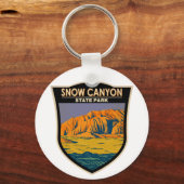Snow Canyon State Park Utah Sleutelhanger (Voorkant)