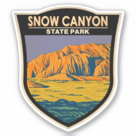 Snow Canyon State Park Utah  Sticker