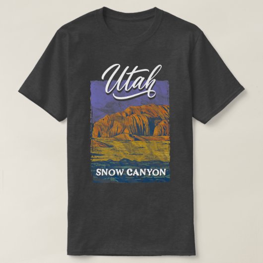 Snow Canyon Utah Beehive State National Parks Migh T-shirt (Design voorkant)