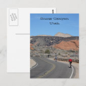 Snow Canyon Utah Briefkaart (Voorkant / Achterkant)