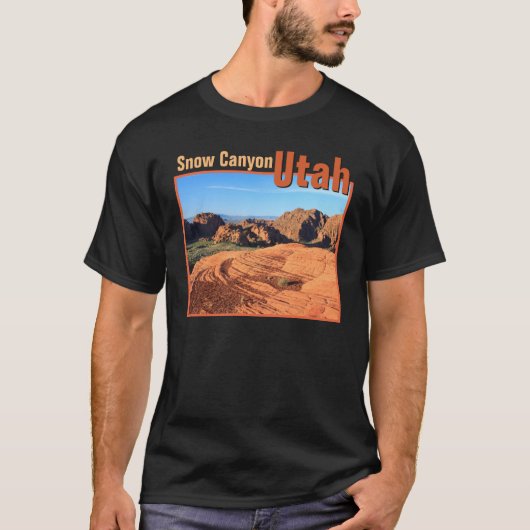 Snow Canyon Utah T-shirt (Voorkant)