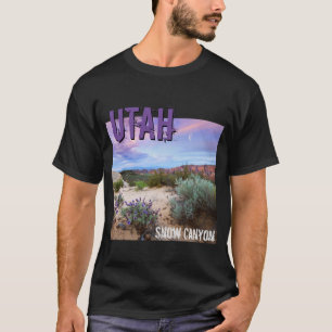 Snow Canyon Utah Wildbloemen T-shirt