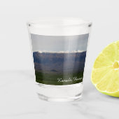 Snow Capped Mauna Kea Shot Glas (Voorkant)