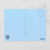 SNOW CAT KERSTMIS Dankjewel/Groeten/UITNODIGING -  Briefkaart (Achterkant)