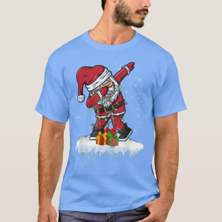Snow Christmas Winter Time Fairy Lights Santa Clau T-shirt