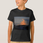 Snow Cloud over Newtown, powys T-shirt (Voorkant)