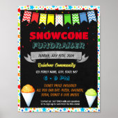 Snow cone Event sjabloon Poster (Voorkant)